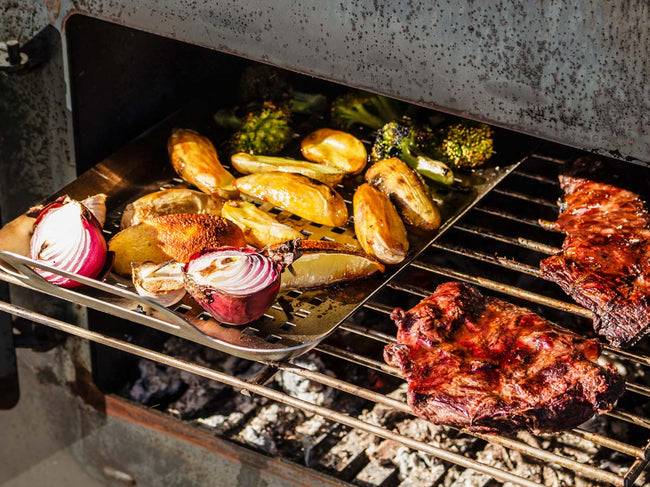 BBQ in Faster Greta wood-fired oven