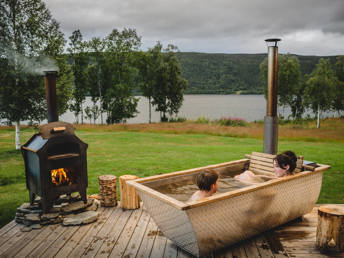 Bygg ett utomhusspa med Hikkis utomhusbadkar Bohemen