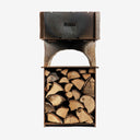 Kloss'n grill stand for outdoor fire pit - front view