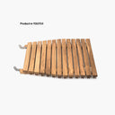 Eichen-Rückenlehne für Bohemen Badefass - Rückansicht