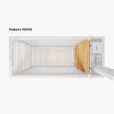 Eichen-Rückenlehne für Bohemen Badefass - Rückansicht