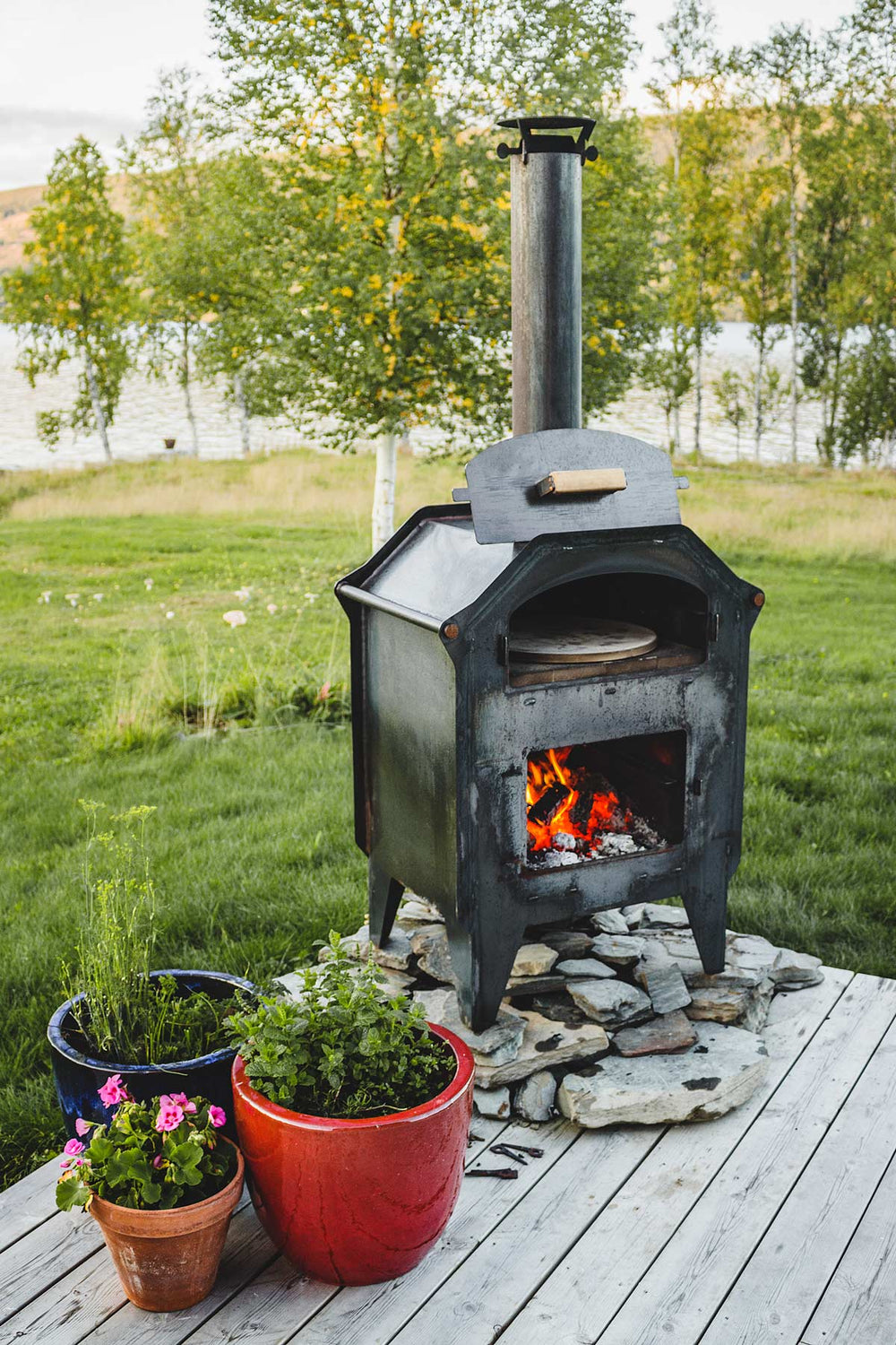 Faster Greta Wood-Fired Outdoor Oven – Pizza & Bread Outdoors | Hikki